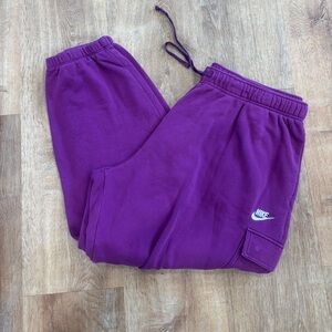 Nike Purple Cargo Jogger Pants